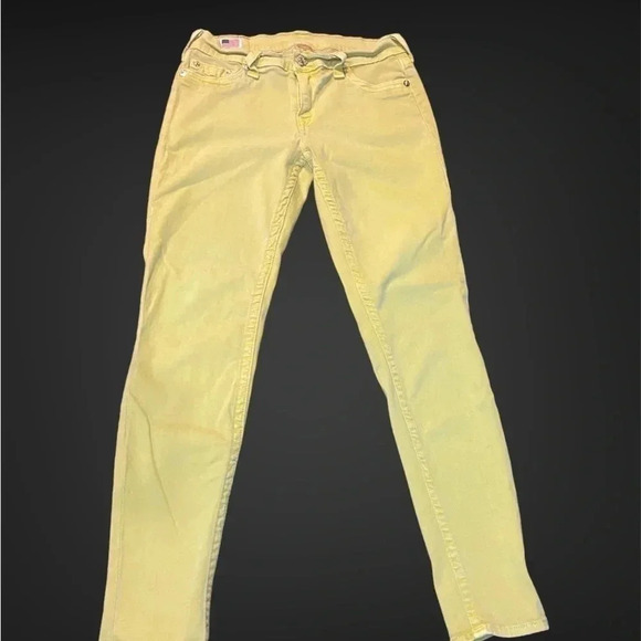 True Religion skinny jeans yellow - Picture 4 of 6